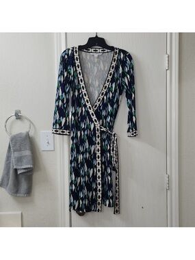 Diane Von Furstenberg-Julian Two Mini Banded dress.  Size 8.